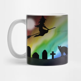 Rainbow Halloween Mug